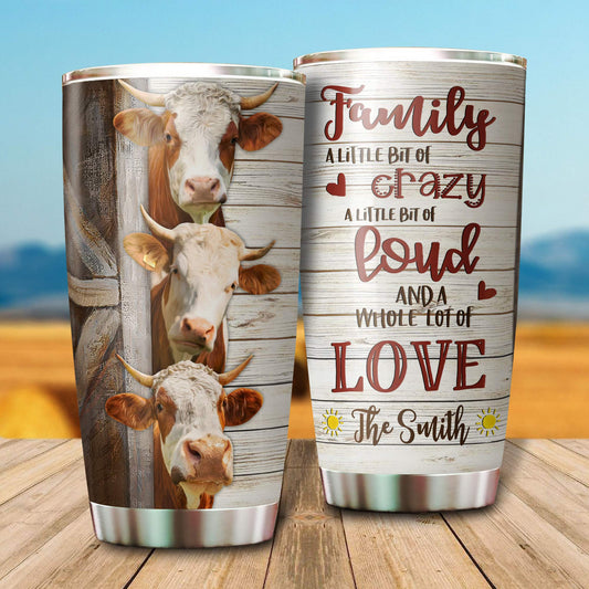 Joycorners Simmental Cattle Tumbler