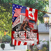 Joycorners  Freedom Convoy Flag Truckers For Freedom Canadian Trucker Mandate Freedom Proud Bigfoot 3D All Over Printed