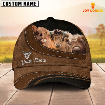 Joycorners Miniature Highland Happiness Customized Name Cap