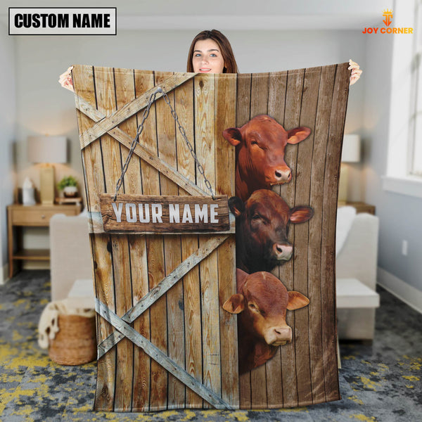 Joycorners Personalized Name Beefmaster Barn Blanket