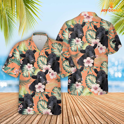 Joycorners Dexter Summer Happiness Floral Farm 3D Hawaiian Shirt