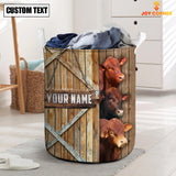Joycorners Beefmaster Barn Custom Name Laundry Basket