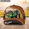 Joycorners Tractor Happy Customized Name Cap