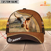 Joycorners Texas Longhorn Happy Face Customized Name Cap