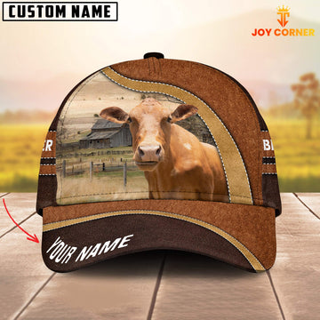 Joycorners Beefmaster Happy Face Customized Name Cap