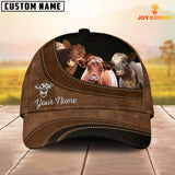 Joycorners Shorthorn Happiness Customized Name Cap