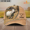 Joycorners Charolais Farming Light Brown Customized Name Cap