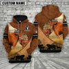 Joycorners Beefmaster Farming Dark Brown Personalized 3D Hoodie