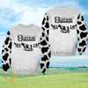 Joycorners Dairy Cow Shirt Let's Go Brandin 3D All Over Printed