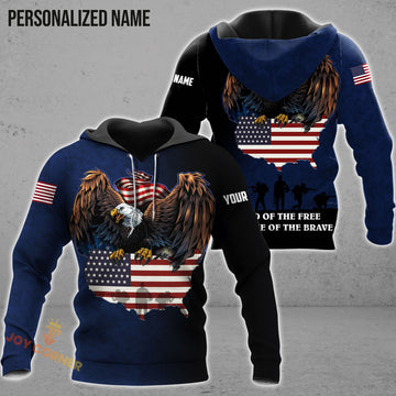 Joycorners US Eagle Shirts 3D Design All Over Printed