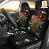 Joycorners Marines Veteran Semper Fidelis United States Green Camo Car Seat Cover Set (2Pcs)