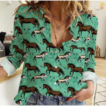Joycorners Horses and arrows All Printed 3D Casual Shirt