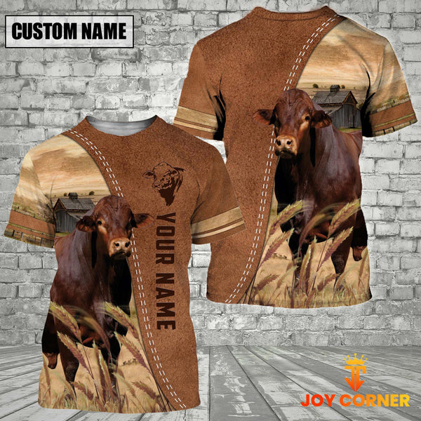 Joycorners Personalized Name Beefmaster Brown 3D Shirt