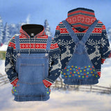 Joycorners Christmas Knitting Pattern 3D Hoodie