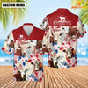 Joycorners Cattle Custom Name And Farm Name Hawaiian Shirts