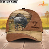 Joy Corners Cattle of Laurie Customized Name Brown Cap