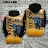 Joycorners Personalized Name Dexter Cattle On The Farm All Over Printed 3D Hoodie