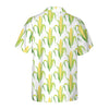 Joycorners Yellow Corncobs With Green Leaves All Over Printed 3D Hawaiian Shirt