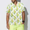 Joycorners Yellow Corncobs With Green Leaves All Over Printed 3D Hawaiian Shirt