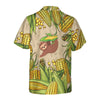 Joycorners Sloth Corn All Over Printed 3D Hawaiian Shirt