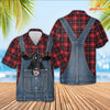 Joycorners Black Angus Red Plaid Pattern 3D Shirts