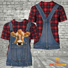 Joycorners Jersey Red Plaid Pattern 3D Shirts