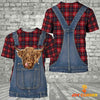 Joycorners Highland Red Plaid Pattern 3D Shirts