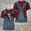 Joycorners Holstein Red Plaid Pattern 3D Shirts