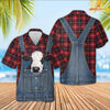 Joycorners Black Baldy Red Plaid Pattern 3D Shirts