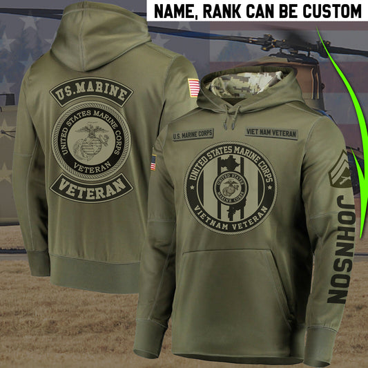 Joycorners Personalized United States Marine Corps Vietnam Veteran 3D Design All Over Printed