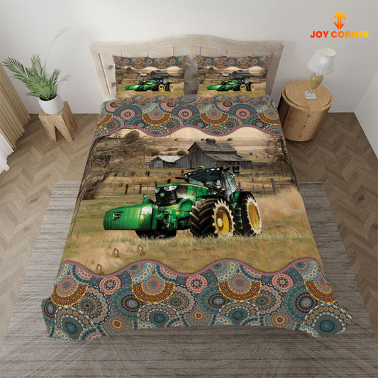 JoyCorners Tractor Vintage 3D Bedding Set