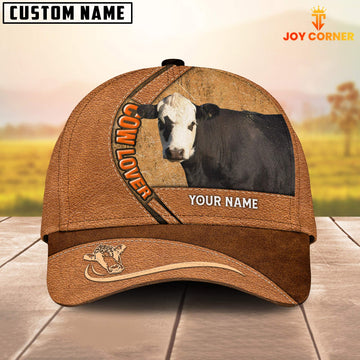 Joycorners Black Hereford Lover Customized Name 3D Cap