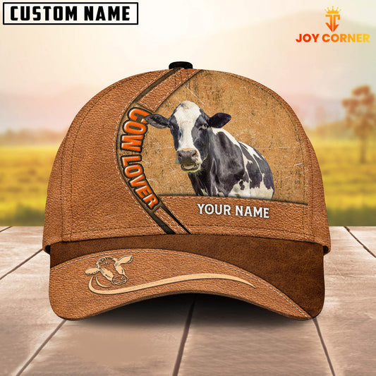 Joycorners Holstein Lover Customized Name 3D Cap