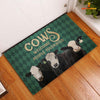 Joycorners Black Hereford Welcome People Tolerated Doormat