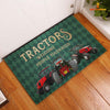 Joycorners Red Tractor Welcome People Tolerated Doormat