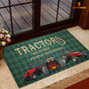 Joycorners Red Tractor Welcome People Tolerated Doormat