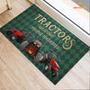 Joycorners Red Tractor Welcome People Tolerated Doormat