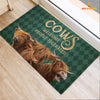 Joycorners Highland Cattle Welcome People Tolerated Doormat