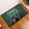 Joycorners Black Angus Welcome People Tolerated Doormat