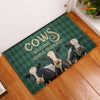 Joycorners Holstein Cattle Welcome People Tolerated Doormat