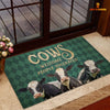 Joycorners Holstein Cattle Welcome People Tolerated Doormat