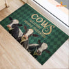 Joycorners Holstein Cattle Welcome People Tolerated Doormat