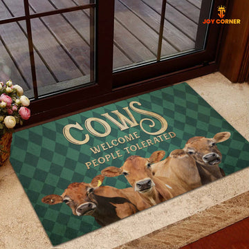 Joycorners Jersey Welcome People Tolerated Doormat