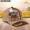 Joycorners Goat Custom Name Light Brown Cap