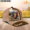 Joycorners Chicken Custom Name Light Brown Cap