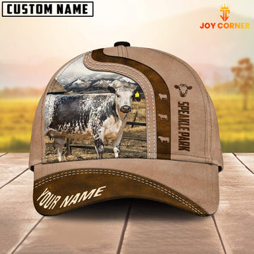 Joycorners  Speckle Park Custom Name Light Brown Cap