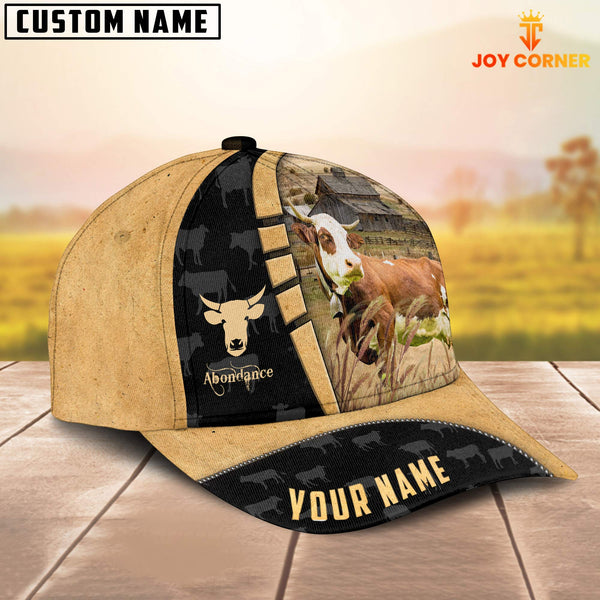 Joycorners Custom Name Abondance Cattle 3D Cap