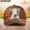 Joycorners Custom Name Charolais Leather Carving Patterns Cap