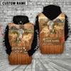 Joycorners Simmental Custom Name Live Like Someone Left The Gate Open Wood Pattern Hoodie