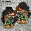 Joycorners Tractor On Farms Custom Name Printed 3D Black Hoodie